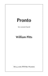 Pronto Concert Band sheet music cover